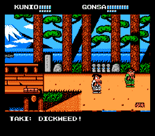 Downtown Special: Kunio-kun no Jidaigeki da yo Zen'in Shūgō! - Screenshot - Gameplay (World) - 256x224