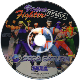 Virtua Fighter Remix - Disc (Europe) - 1000x1000