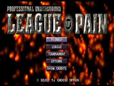 Professional Underground League of Pain - Screenshot - Game Title (North America) - 640x480