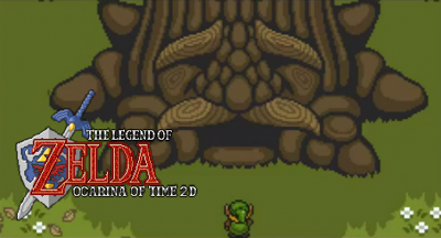 The Legend of Zelda: Ocarina of Time 2D - Banner (World) - 524x283
