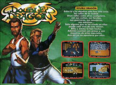 Double Dragon - Box - Back (Spain) - 790x578