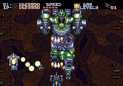 Robo Aleste - Screenshot - Gameplay (World) - 640x448