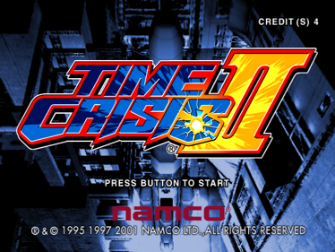 Time Crisis II - Screenshot - Game Title (North America) - 597x448