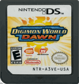 Digimon World Dawn - Cart - Front (North America) - 1039x1111