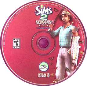 The Sims 2: Seasons - Disc (North America) - 1206x1189