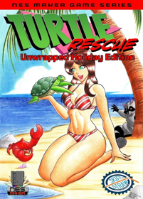 Turtle Rescue: Unwrapped Holiday Edition - Fanart - Box - Front (World) - 800x1113