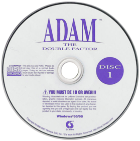 ADAM: The Double Factor - Disc (North America) - 549x552