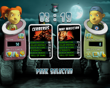 Top Trumps Adventures Vol. 1: Horror & Predators - Screenshot - Gameplay (Europe) - 640x512