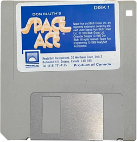 Space Ace - Disc (United Kingdom) - 518x537