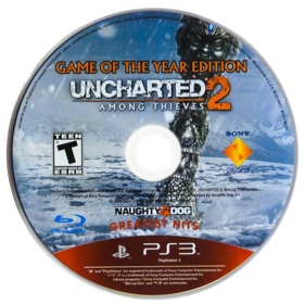 Uncharted 2: Among Thieves - Disc (North America) - 907x907