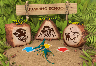 Konami Kids Playground: Dinosaurs: Shapes & Colors - Screenshot - Game Select (North America) - 640x446