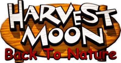 Harvest Moon: Back to Nature - Clear Logo (North America) - 2400x1259