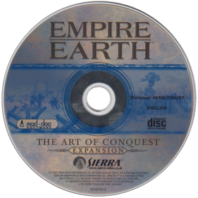 Empire Earth: Gold Edition - Disc (United Kingdom) - 801x800