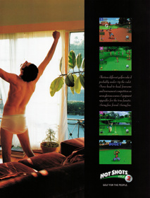 Hot Shots Golf 2 - Advertisement Flyer - Front (United States) - 1671x2200