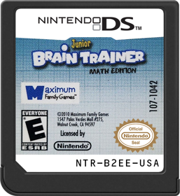 Junior Brain Trainer: Math Edition - Cart - Front (North America) - 517x564