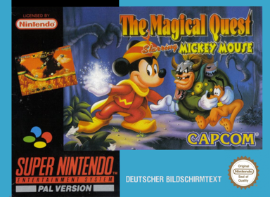 The Magical Quest Starring Mickey Mouse - Box - Front (Germany) - 680x497