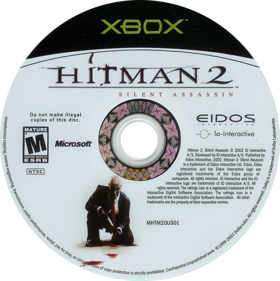 Hitman 2: Silent Assassin - Disc (North America) - 759x761