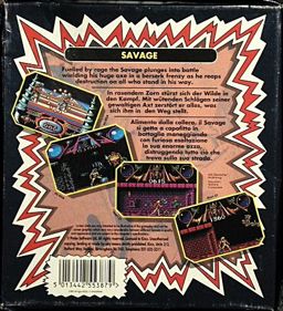 Savage - Box - Back (Europe) - 437x479
