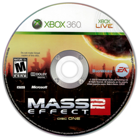 Mass Effect 2 - Disc (North America) - 900x900