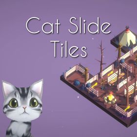 Cat Slide Tiles - Square (World) - 800x800