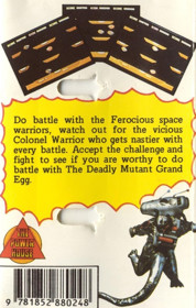 Return of the Space Warrior - Box - Back (Europe) - 750x1179