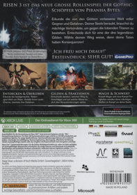 Risen 3: Titan Lords - Box - Back (Germany) - 498x708