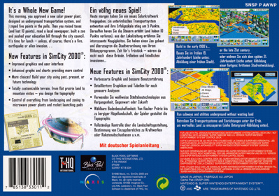 SimCity 2000: The Ultimate City Simulator - Box - Back (Europe) - 2103x1476