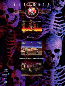 Ultimate Mortal Kombat 3 - Advertisement Flyer - Front (North America) - 2000x2650