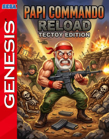 Papi Commando Reload: TECTOY Demo - Fanart - Box - Front (World) - 798x1016