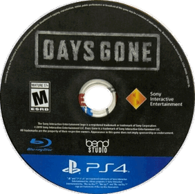 Days Gone - Disc (North America) - 534x531