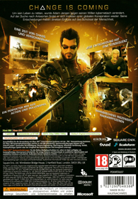 Deus Ex: Human Revolution - Box - Back (Europe) - 1434x2056