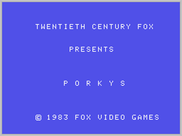 Porky's - Screenshot - Game Title (World) - 256x192