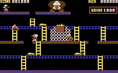 Kong (Anirog Software) - Screenshot - Gameplay (Europe) - 320x200