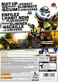 MIB: Alien Crisis - Box - Back (North America) - 568x800