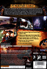 Brave: A Warrior's Tale - Box - Back (Germany) - 600x871