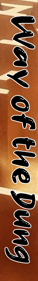 Way of the Dung - Box - Spine (World) - 291x2149