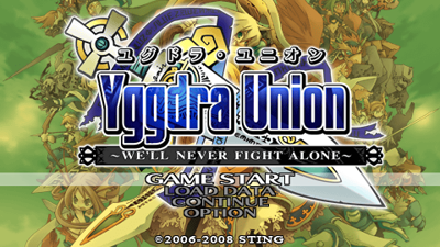 Yggdra Union: We'll Never Fight Alone - Screenshot - Game Title (Japan) - 480x270