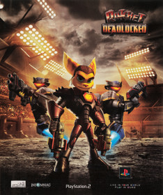 Ratchet: Deadlocked - Advertisement Flyer - Front (United States) - 1837x2200
