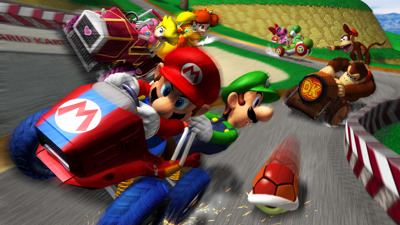 Mario Kart DS Double Dash!! - Fanart - Background (World) - 3000x1688