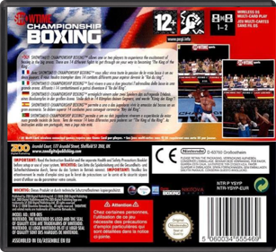 Showtime Championship Boxing - Box - Back - Reconstructed (Europe) - 774x708