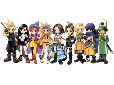 Illustration of Dragon Quest & Final Fantasy in Itadaki Street Special