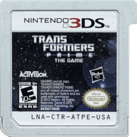 Transformers Prime: The Game - Cart - Front (North America) - 682x680