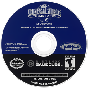 Universal Studios Theme Park Adventure - Disc (North America) - 800x800