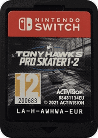 Tony Hawk's Pro Skater 1 + 2 - Cart - Front (Europe) - 614x862