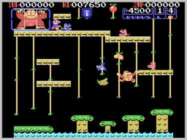 DK Jr. Arcade - Screenshot - Gameplay (World) - 256x192