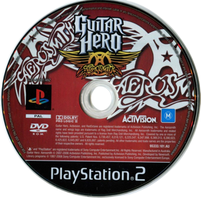 Guitar Hero: Aerosmith - Disc (Oceania) - 805x800