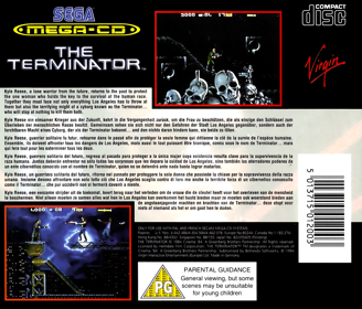 The Terminator - Box - Back (Europe) - 1614x1379
