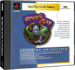 Mars Moose Stay and Play 1: In The Clubhouse - Box - 3D (North America) - 1409x1330