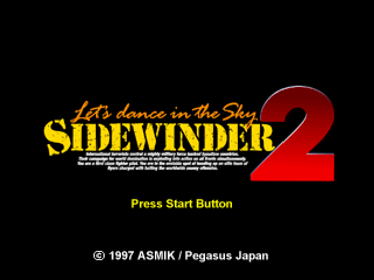 Sidewinder 2 - Screenshot - Game Title (Japan) - 640x480