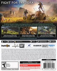 Avatar: Frontiers of Pandora - Box - Back (North America) - 646x800